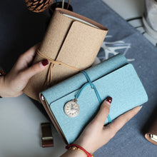 Load image into Gallery viewer, Notebook A6 Loose-leaf Retro Bandage Pocket Watch Creative Hand Account Book Students Diary Notebooks
