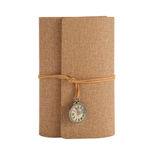 Load image into Gallery viewer, Notebook A6 Loose-leaf Retro Bandage Pocket Watch Creative Hand Account Book Students Diary Notebooks
