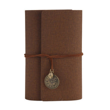 Load image into Gallery viewer, Notebook A6 Loose-leaf Retro Bandage Pocket Watch Creative Hand Account Book Students Diary Notebooks
